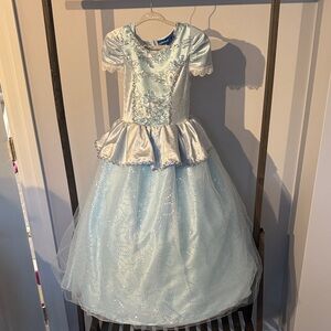 Sparkling Light Blue Princess Costume